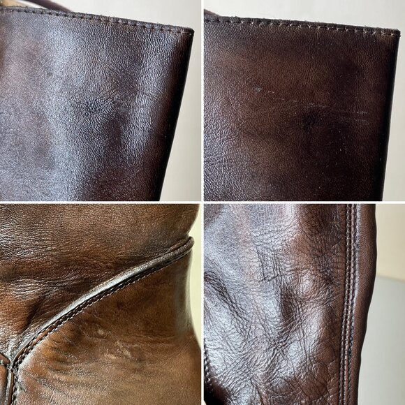 BED STU Manchester Distressed Leather Riding Boots BEDSTU Size 8 - Picture 8 of 16